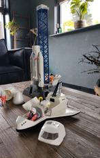 Playmobil 6195 lanceerbasis met raket en spaceshuttle, Kinderen en Baby's, Speelgoed | Playmobil, Gebruikt, Ophalen of Verzenden