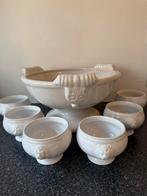 Soepterrine met 6 soepkommen, Huis en Inrichting, Keuken | Servies, Nieuw, Ophalen of Verzenden, Schaal of Schalen, Effen