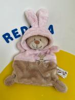 4833 nicotoy grain de ble knuffellap lap beer konijn roze, Ophalen of Verzenden, Zo goed als nieuw, Overige typen