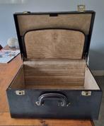 Vintage reis/ attachékofffer, Ophalen, Gebruikt, Leer, Minder dan 50 cm