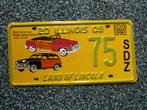 Kentekenplaat licenseplate Illinois Ford Woody USA, Verzenden, Gebruikt, Auto's