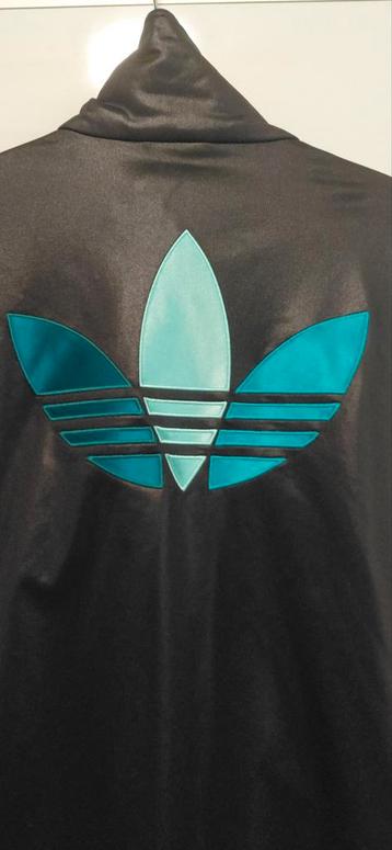 Adidas Vintage Trainingsjack Zwart beschikbaar voor biedingen