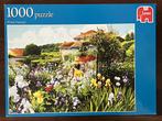 Jumbo puzzel ‘floral fantasy’, 1000 stukjes, Gebruikt, Ophalen of Verzenden, 500 t/m 1500 stukjes, Legpuzzel