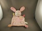 nicotoy Simba konijn 2 kleurig roze velours op buik cirkel, Kinderen en Baby's, Speelgoed | Knuffels en Pluche, Nieuw, Konijn