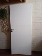 Opdek Binnendeur wit, Doe-het-zelf en Verbouw, Deuren en Horren, 80 tot 100 cm, Binnendeur, Zo goed als nieuw, 200 tot 215 cm