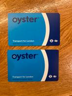 2x Londen Oyster card, Tickets en Kaartjes, Twee personen, Trein, Met bestemming of datum