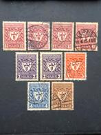 Duitsland Reich Mi 199 - 203.  Pf  met plakker / gestempeld, Verzenden, Overige periodes