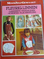 Mooi Zelf Gemaakt Fleurig linnen Lakensets, tafelkleden enz., Hobby en Vrije tijd, Kledingpatronen, Verzenden, Zo goed als nieuw