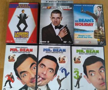 DVDs Mr.Bean1,2,3, BeansHoliday,LaughingMatters,J.English1+2 beschikbaar voor biedingen