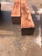 Hardhouten palen met punt | Angelim Vermelho, Ophalen, Zo goed als nieuw, 250 cm of meer, Palen