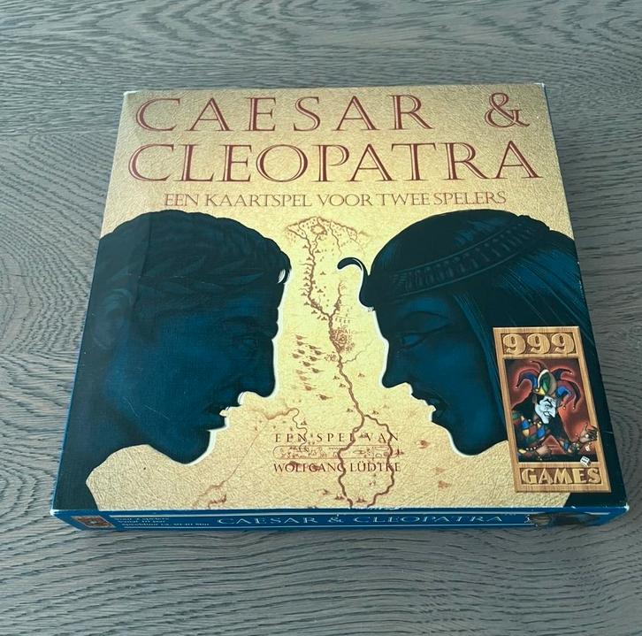 Caesar & Cleopatra - Kaartspel voor 2 spelers, Hobby en Vrije tijd, Gezelschapsspellen | Bordspellen, Zo goed als nieuw, Een of twee spelers