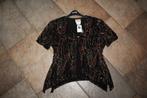 Joseph Ribkoff prachtig zwart/rood strass jasje mt 42/44