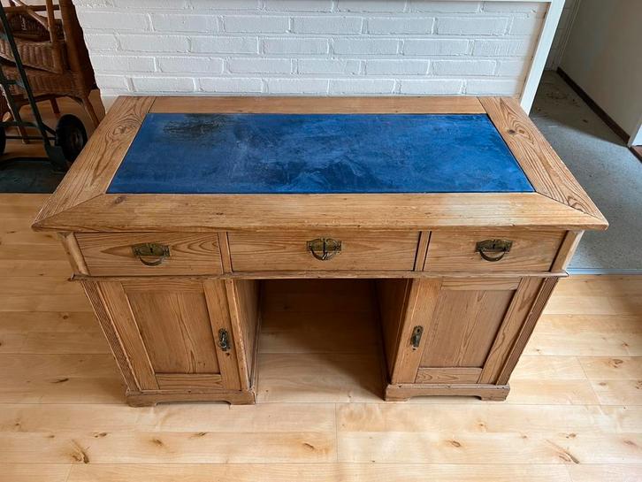 Te Koop : Antiek Grenen Secretaire Schrijfbureau Hout, Huis en Inrichting, Kasten | Secretaires, Gebruikt, Ophalen