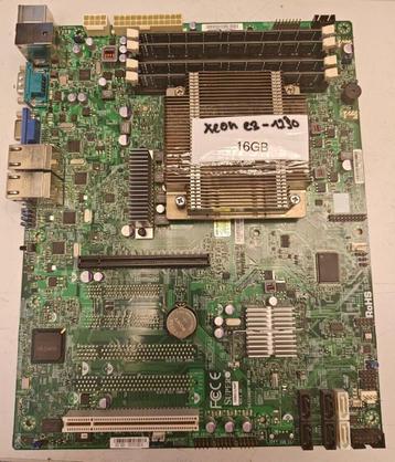 Supermicro x9sci-ln4f + Xeon E3-1230 + 16GB RAM upgrade set beschikbaar voor biedingen