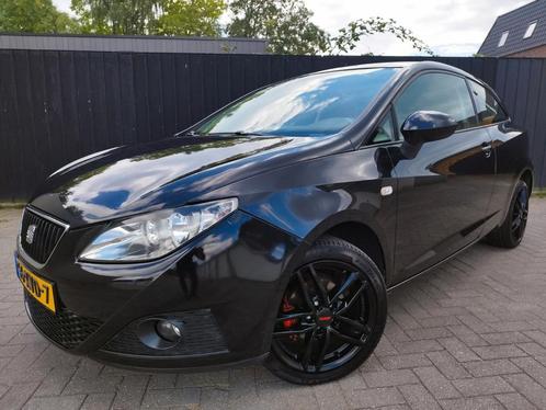 Seat Ibiza 1.4 63KW 3-DRS 2008 2009 Zwart APK, Auto's, Seat, Bedrijf, Ibiza, ABS, Airbags, Airconditioning, Centrale vergrendeling