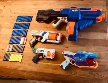 Nerf pistolen (Waaronder Elektrisch machine geweer van Nerf) beschikbaar voor biedingen