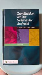 Grondtrekken van het Nederlandse strafrecht, Ophalen of Verzenden, Zo goed als nieuw