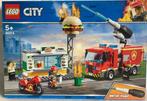 Lego City 60214 Brand bij het hamburgerrestaurant, Complete set, Ophalen of Verzenden, Lego, Zo goed als nieuw