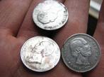 drie x 25 cent willem II/III - 1848, 1849, Postzegels en Munten, Munten | Nederland, Ophalen of Verzenden, Koning Willem III, 25 cent