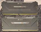 Corsair DDR4 Vengeance RGB Pro 2x8GB 3600MHz RAM, Computers en Software, RAM geheugen, Ophalen, DDR4, Zo goed als nieuw, Desktop