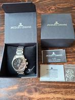 Jacques Lemans Chronograaf Polshorloge - Zo goed als nieuw, Sieraden, Tassen en Uiterlijk, Horloges | Heren, Overige merken, Staal