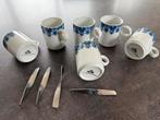 Klm marcel wanders koffiekopjes & roerstaafjes, Huis en Inrichting, Keuken | Servies, Ophalen of Verzenden, Zo goed als nieuw