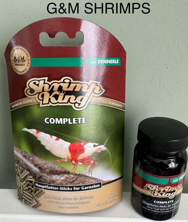 Dennerle Shrimp king complete ( 45 gram ), Dieren en Toebehoren, Vissen | Aquaria en Toebehoren, Nieuw, Leeg aquarium, Ophalen of Verzenden