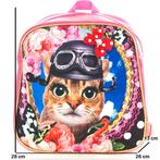 Nieuw! geweldige roze rugzak met opdruk van Kunstboer!, Overige merken, Verzenden, Nieuw, Minder dan 25 cm