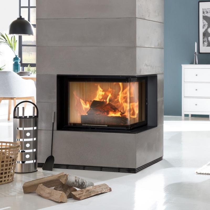 Spartherm Linear Corner 58x39x51(vaste greep)-SHOWROOM MODEL, Ophalen, Zo goed als nieuw, Inbouwhaard, Houthaard