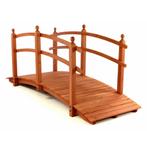 💖️️ HOUTEN BRUG TUINBRUG VIJVERBRUG ROODBRUIN XXL, Tuin en Terras, Vijvers, Verzenden, Nieuw