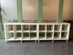 2x Ikea KALLAX open kast op wieltjes wit, Huis en Inrichting, Kasten | Boekenkasten, Ophalen, Gebruikt, 100 tot 150 cm, Minder dan 100 cm