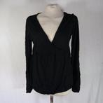 Leuk zwart damesshirt.Mt M.Merk H&M, Maat 38/40 (M), ., Zwart, Ophalen of Verzenden