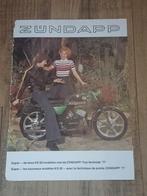 Zundapp Folder België 1977 529 - 530 4 pagina's met Manco, Fietsen en Brommers, Verzenden, Gebruikt