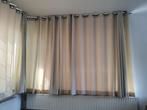 Crème kleurige overgordijnen, Ophalen, Gebruikt, 200 cm of meer, Crème