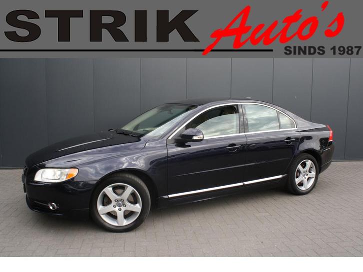 Volvo S80 2.4D Momentum - LEDER - NAVIGATIE - TREKHAAK, Auto's, Volvo, Bedrijf, Te koop, S80, ABS, Airbags, Airconditioning, Alarm
