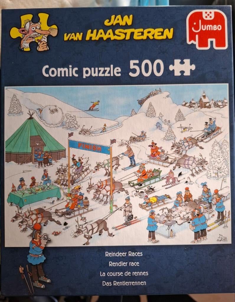 Verschillende Jan van Haasteren 500 stukjes puzzels, Ophalen of Verzenden, 500 t/m 1500 stukjes, Zo goed als nieuw