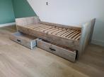 Bed van steigerhout september=actie, Verzenden, Nieuw, 180 cm of meer, 85 tot 100 cm