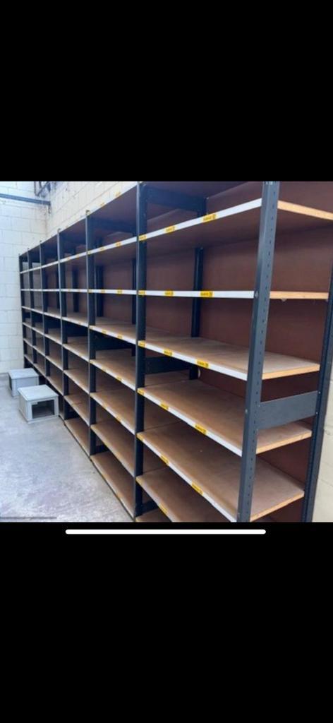 Grote partij stellingen 50cm diep, Huis en Inrichting, Kasten | Stellingkasten, Gebruikt, Ophalen