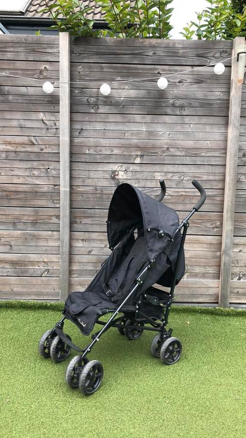 Buggy, wandelwagen, zwart, Bambino, Kinderen en Baby's, Buggy's, Gebruikt, Overige merken, Verstelbare rugleuning, Zonnekap, Ophalen