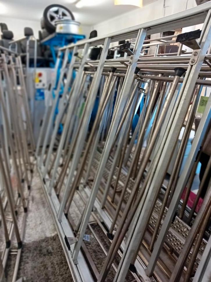 Ford custom aluminium imperiaal ladderrol en windspiraal, Auto diversen, Dakdragers, Ophalen of Verzenden