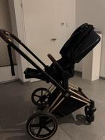 Luxe complete Cybex PRIAM set—Rosegold/Deep Black —topstaat!, Gebruikt, Combiwagen, Met reiswieg, Ophalen