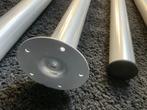 4 grijs metalen tafelpoten (70 cm hoog), Ophalen, Tafelpoot, Minder dan 50 cm, 50 tot 100 cm