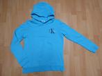 Leuke Calvin Klein (Bright Sky) hoodie, maat 164 NIEUWSTAAT, Calvin Klein Jeans, Meisje, Trui of Vest, Ophalen of Verzenden