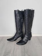 Laarzen Spiral Maat : 40 Kleur : Zwart NIEUW!!!   LEER, Kleding | Dames, Schoenen, Hoge laarzen, Spiral, Zwart, Nieuw