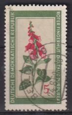 DDR Bloemen 3, Ophalen of Verzenden, Gestempeld, Dier of Natuur