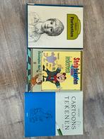 Drie tekenboeken, portret en strips, Hobby en Vrije tijd, Ophalen of Verzenden, Gebruikt, Boek of Gids