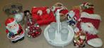 Kerst accessoires, kerstmannen, kandelaars, Ophalen