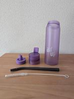 Air up fles paars 650 ml inclusief schoonmaakborstel, Ophalen, Zo goed als nieuw