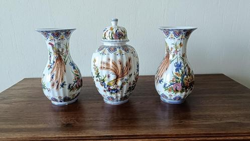 FG Ceramiche Artistiche Kaststel Italië set van 3 vazen, Antiek en Kunst, Antiek | Vazen, Ophalen