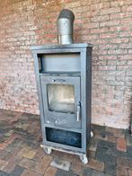 Houtkachel met speksteen, Ophalen